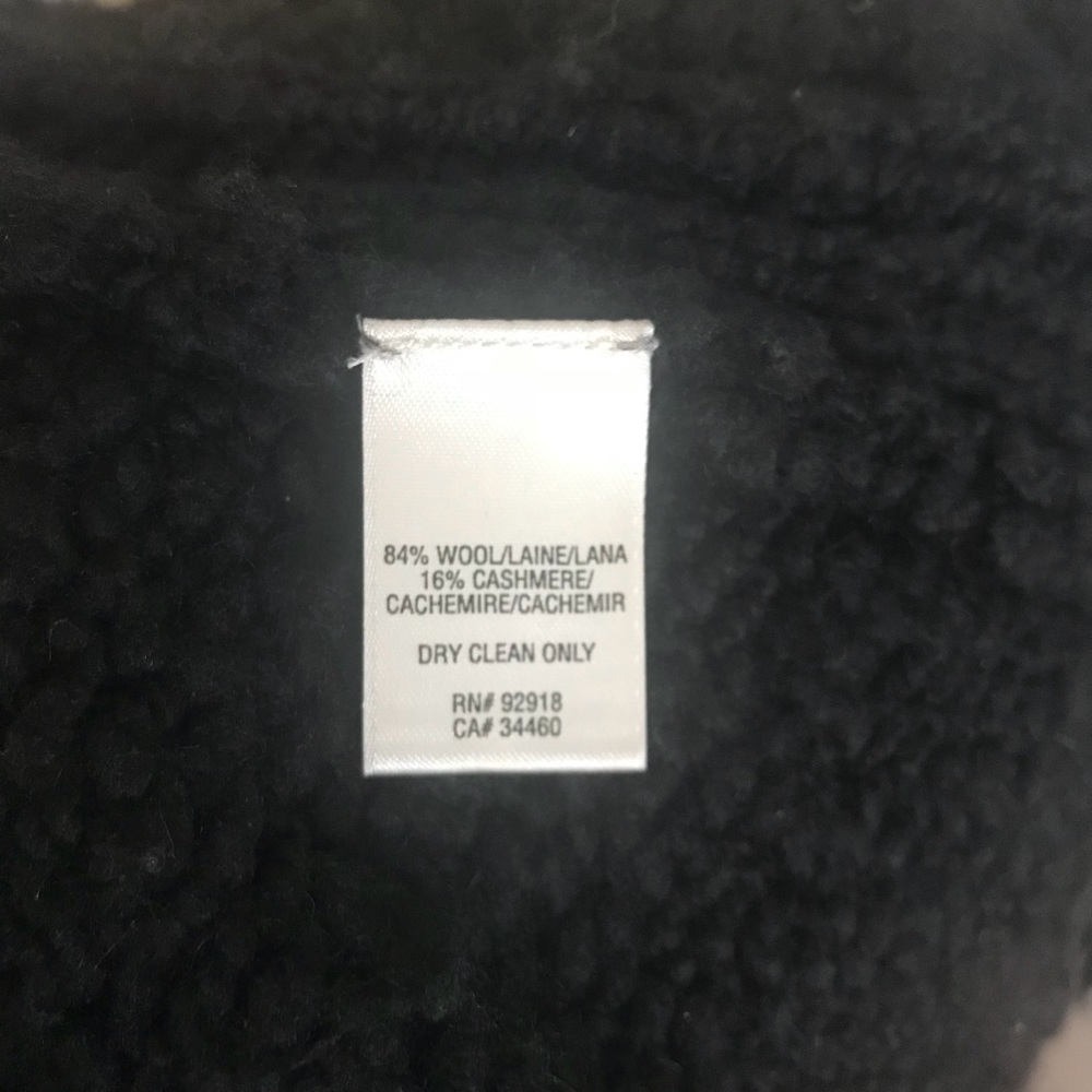 Juicy Couture Jacket Black Fuzzy Wool - Picture 4 of 8